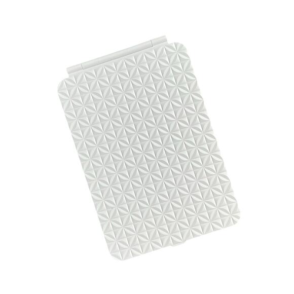 Impressions Vanity Fleur Touch Pad Mini Tri-Tone LED Makeup Mirror White - Picture 6 of 10